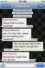 WhatsApp发消息一个 是,需升级系统或更换设备